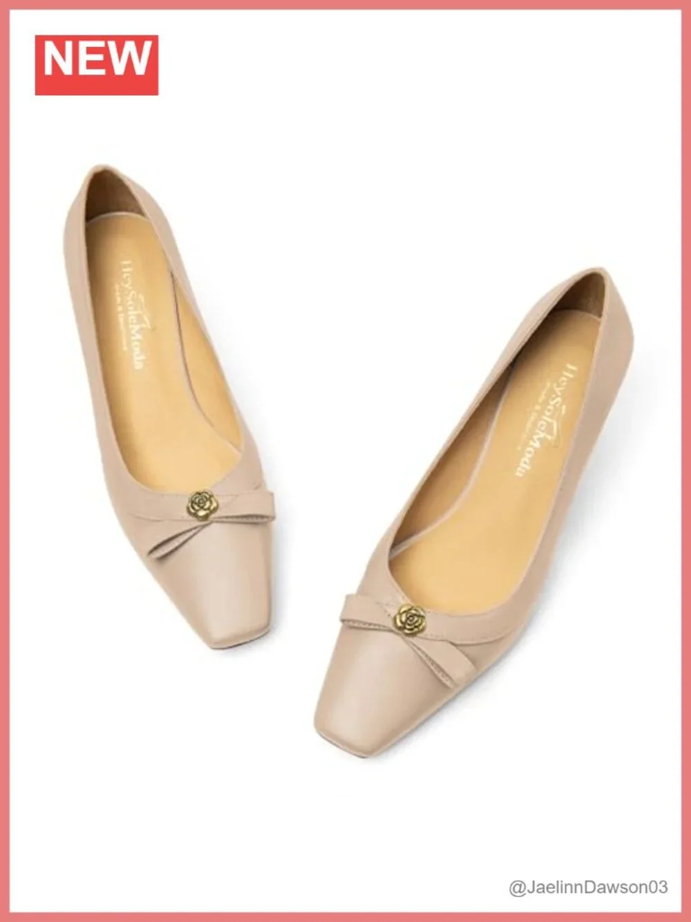 Square Toe Kitten Heel Pumps with Bow and Flower, Women's Dress Shoes